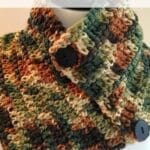 Camouflage Neck Warmer Free Crochet Pattern