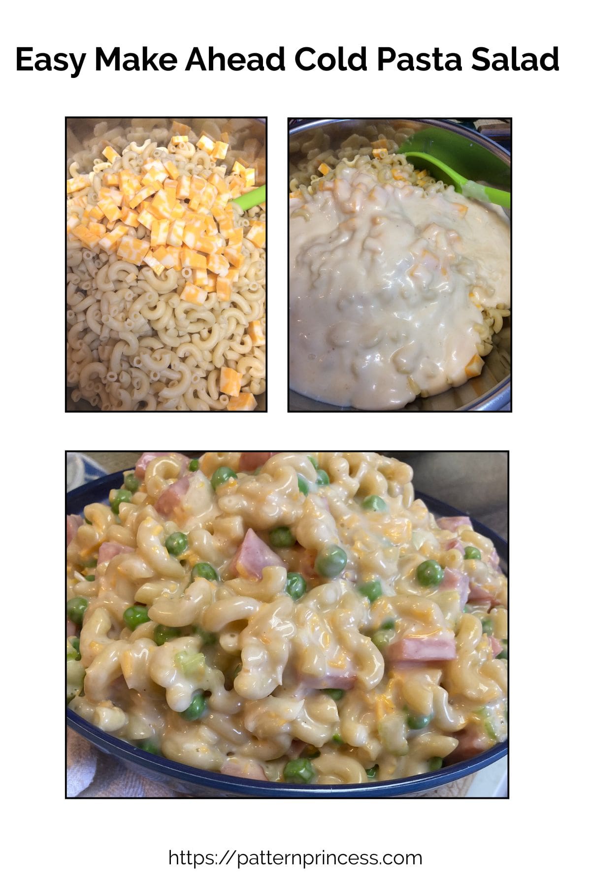 Easy Make Ahead Cold Pasta Salad