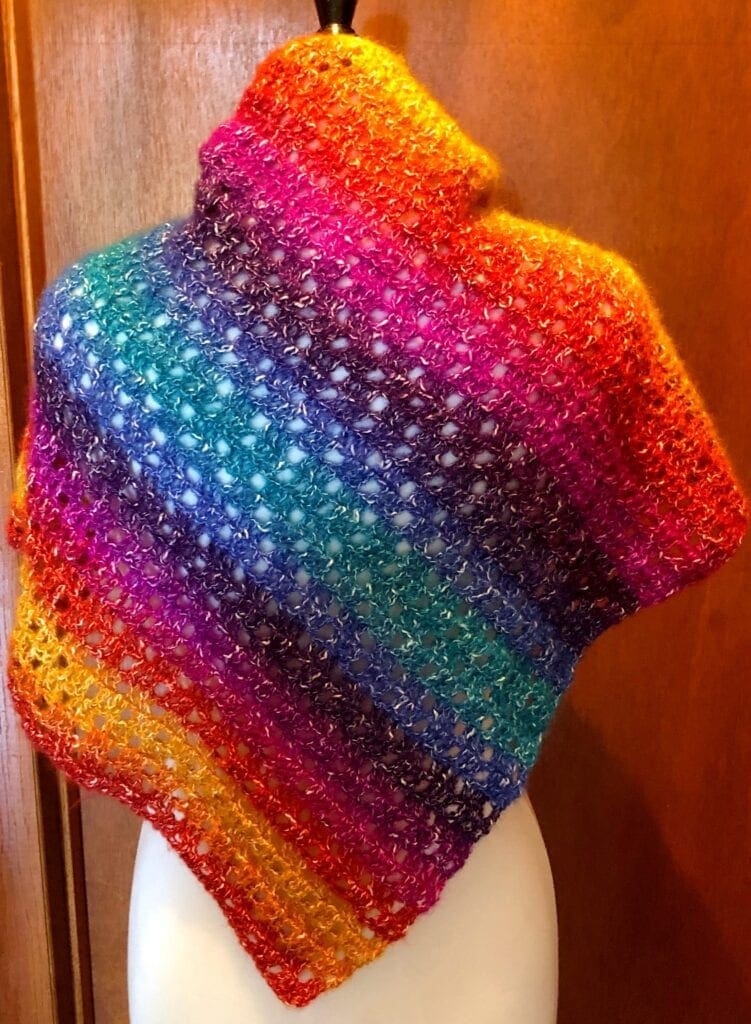 Increase Crochet Stitches on One Side