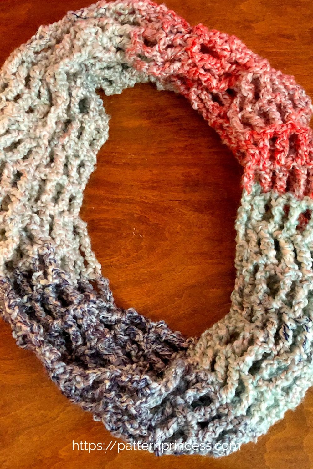 Chunky Scarf flat lay