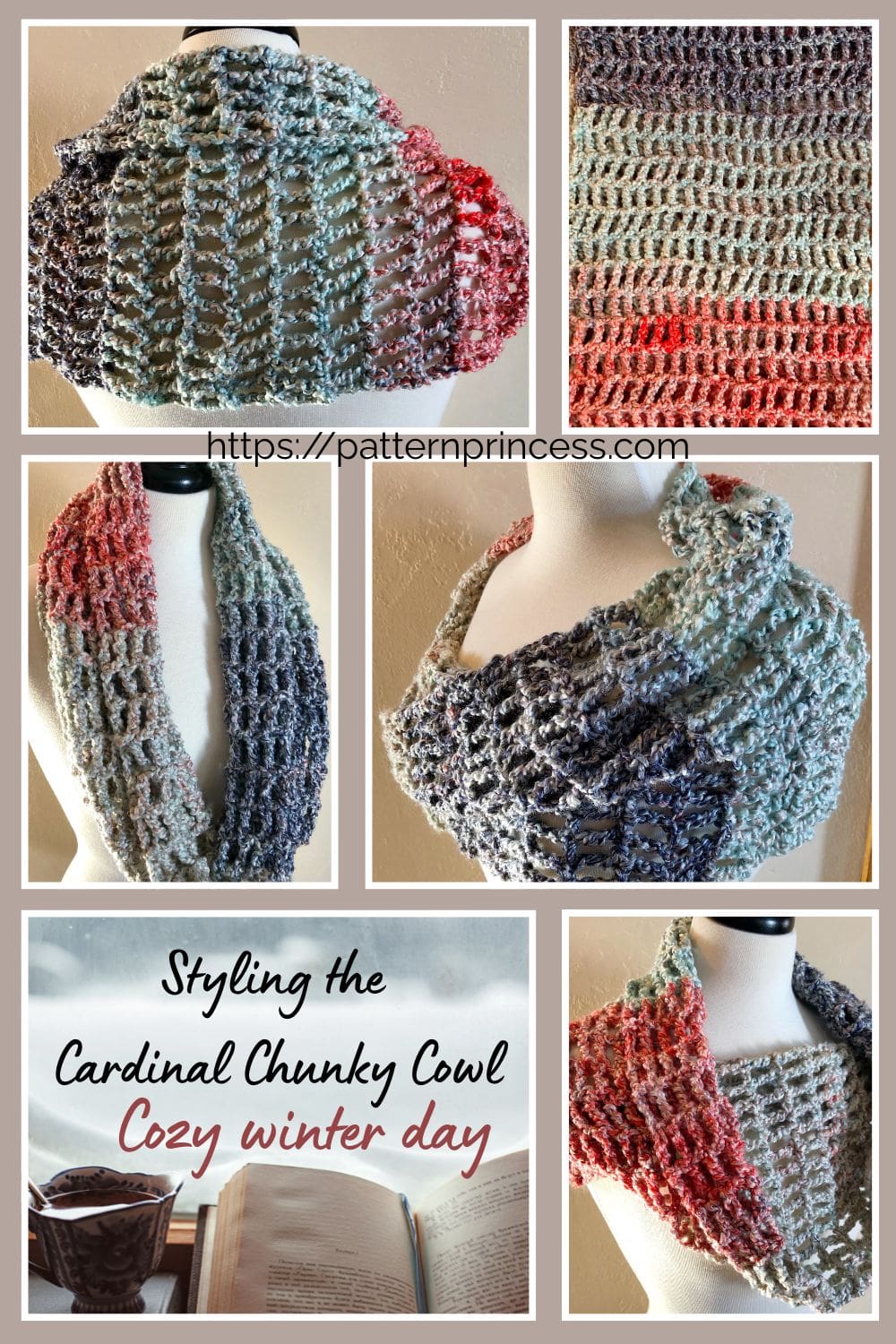 Styling the Cardinal Chunky Cowl