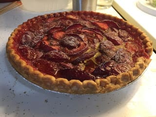 Fruit Pie Cooling Ready for Serving