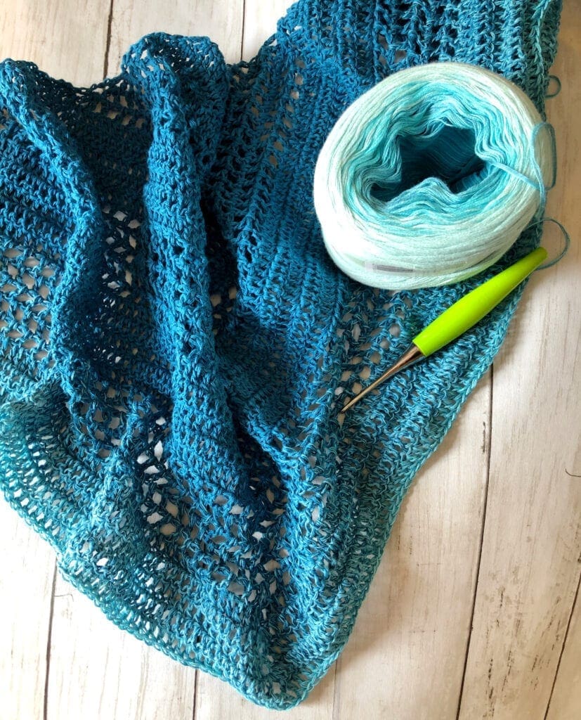 Variegated Fingering Yarn Cake