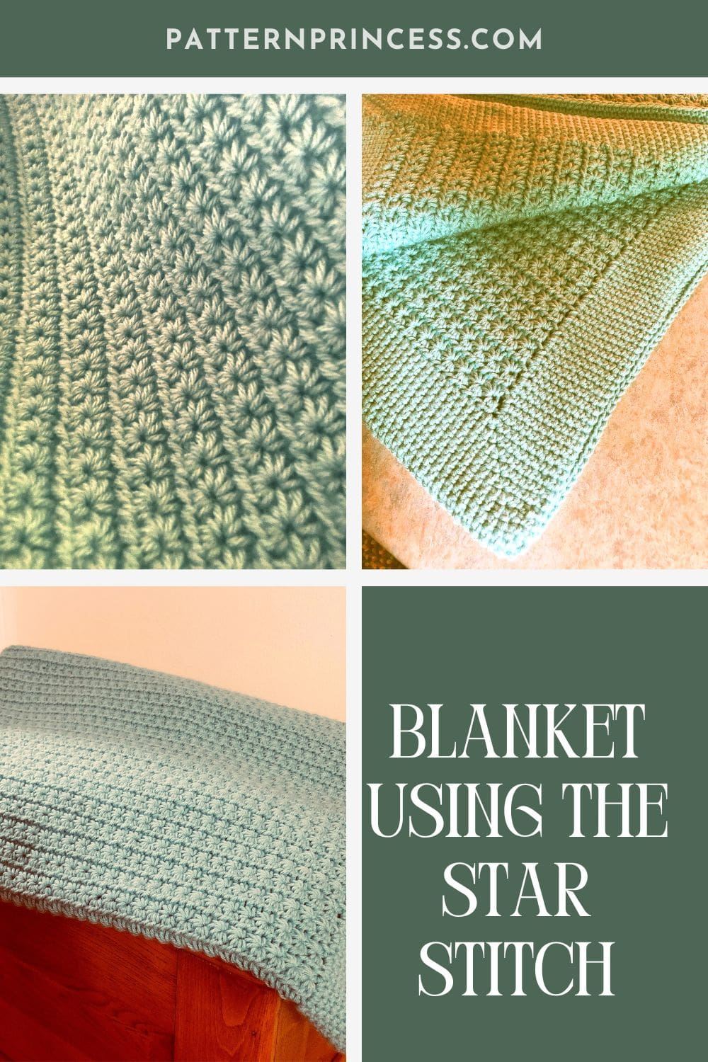 Blanket Using the Star Stitch