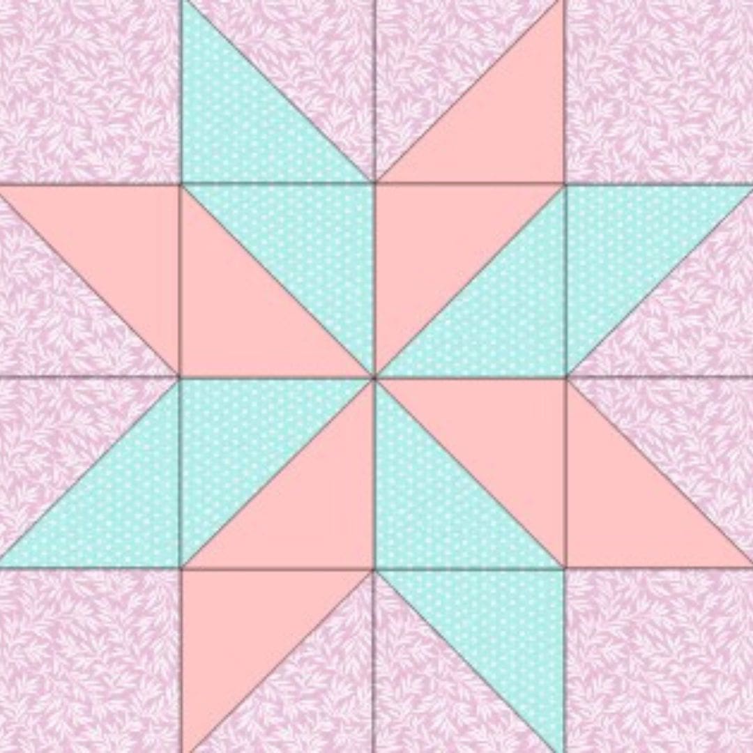Pastel Star block