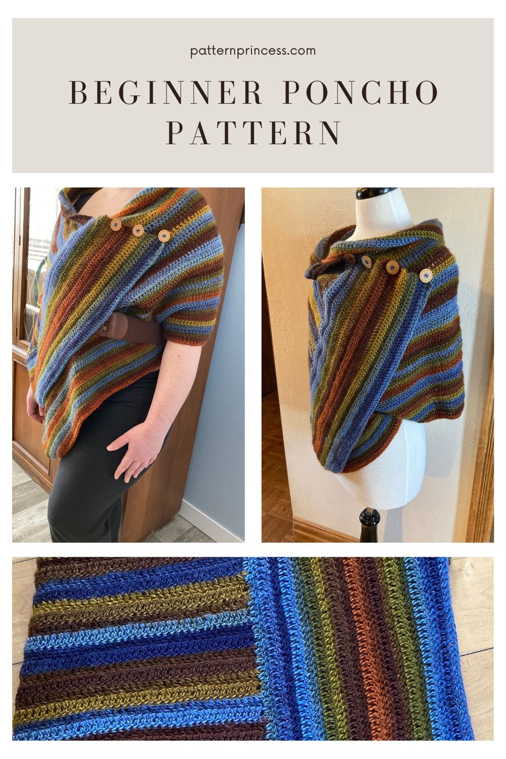 BEginner Poncho pattern