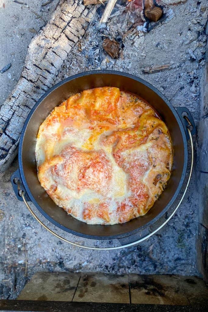 CAMPFIRE LASAGNA
