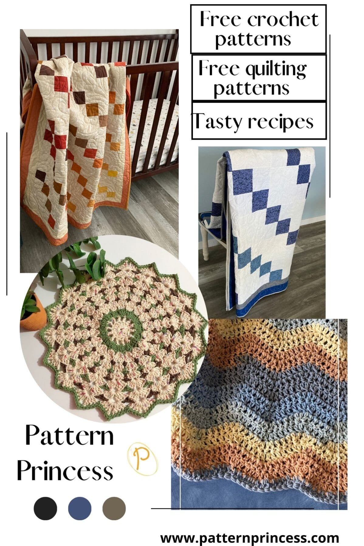 Pattern Princess Free crochet patterns Free quilting patterns Tasty recipes