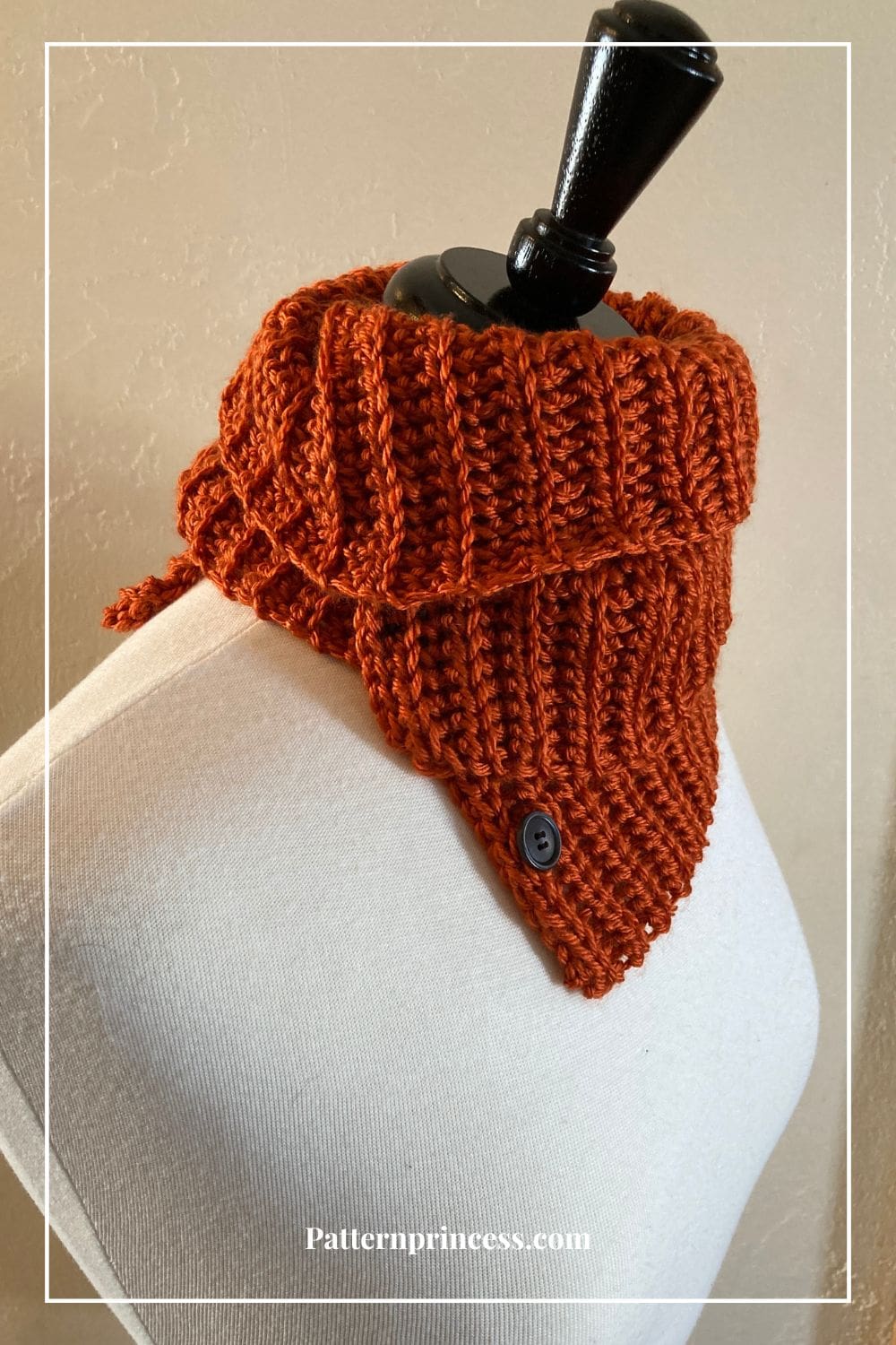 Knit Look Infinity Scarf Styled
