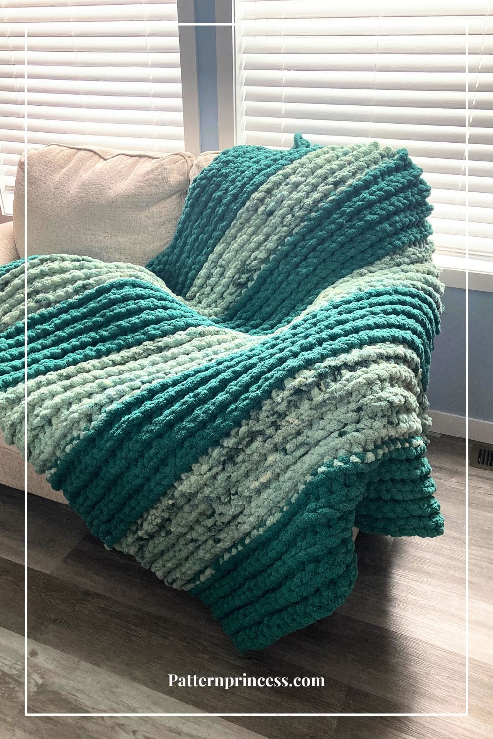 Log Cabin Easy Throw Blanket on Sofa