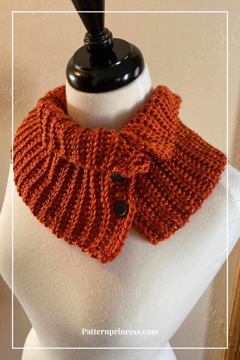 Stylish Buttoned Cowl