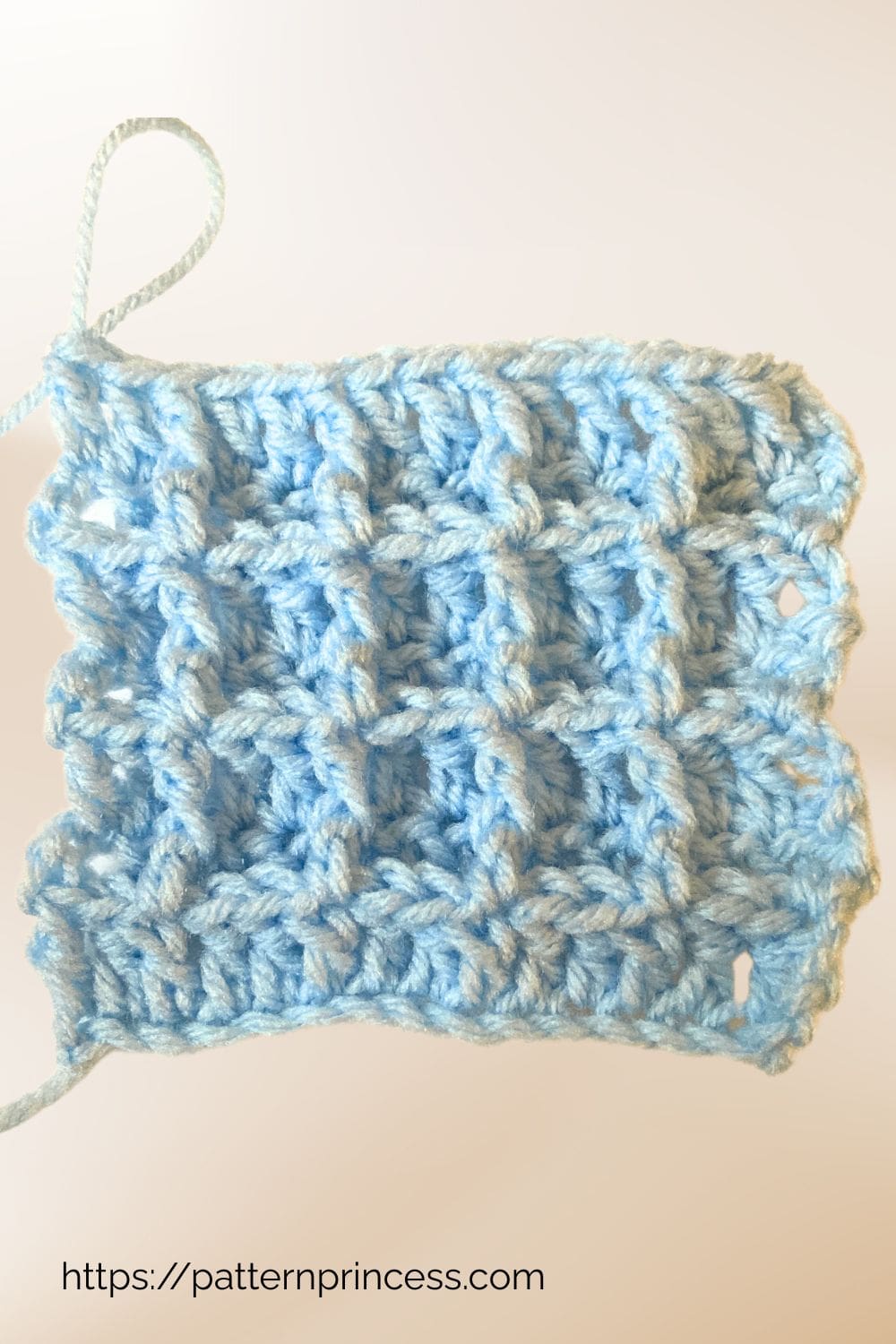 Front Post and Back Post Textured Pattern