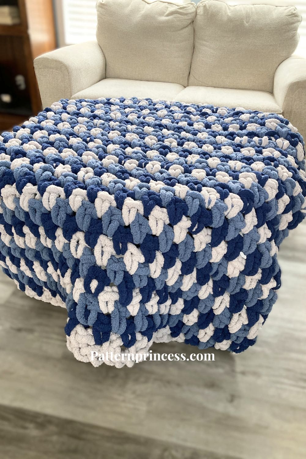 Loads of Texture free chunky blanket pattern