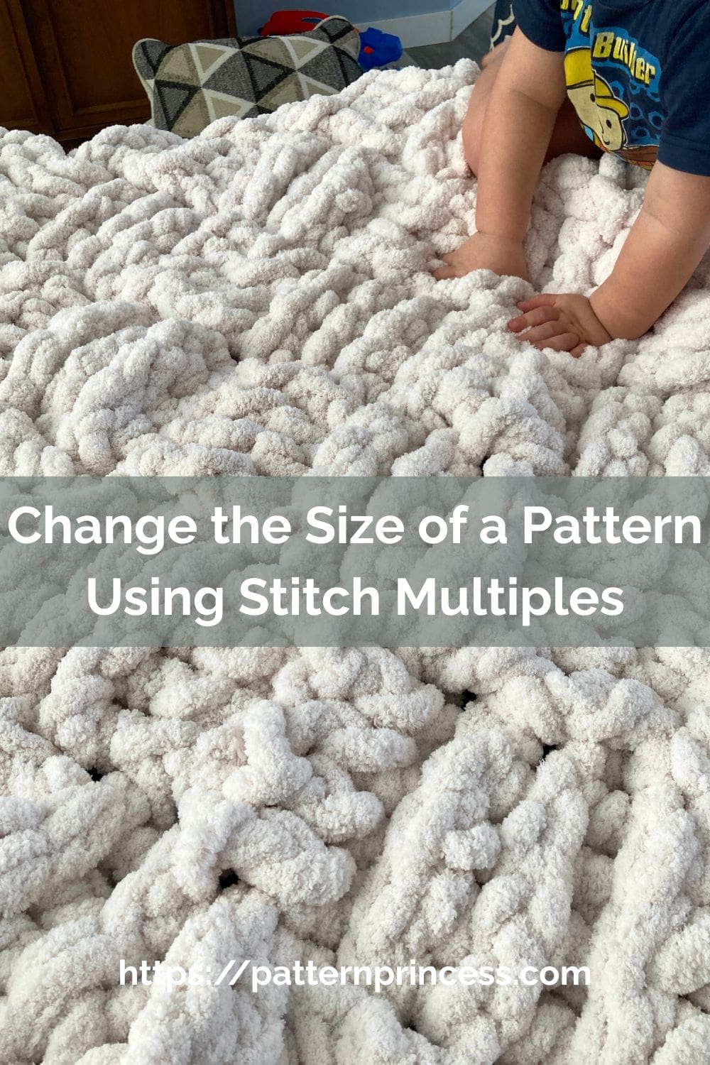 Change the Size of a Pattern Using Stitch Multiples