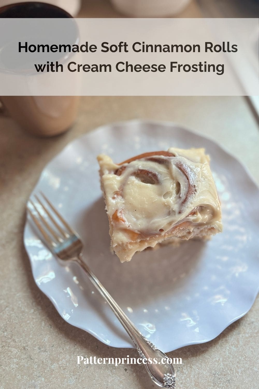 Homemade Soft Cinnamon Rolls with Cream Cheese Frosting