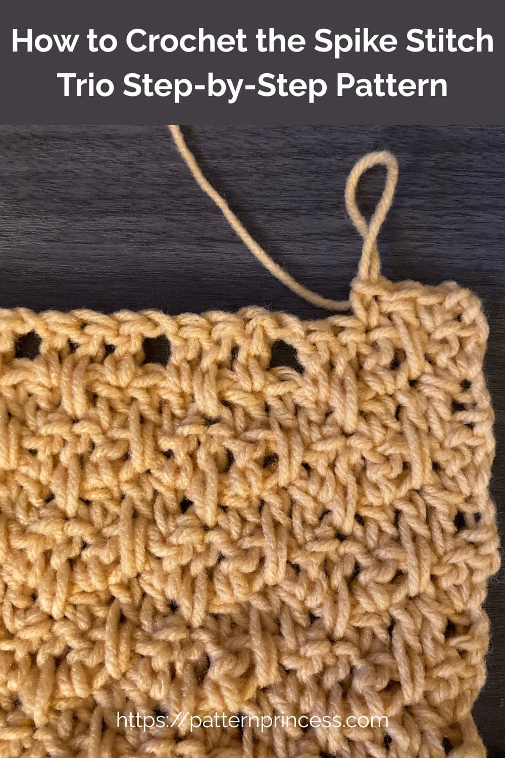 How to Crochet the Spike Stitch Trio Step-by-Step Pattern