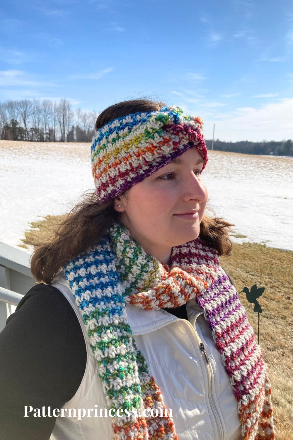Modeling the Ear Warmer and Scarf Set