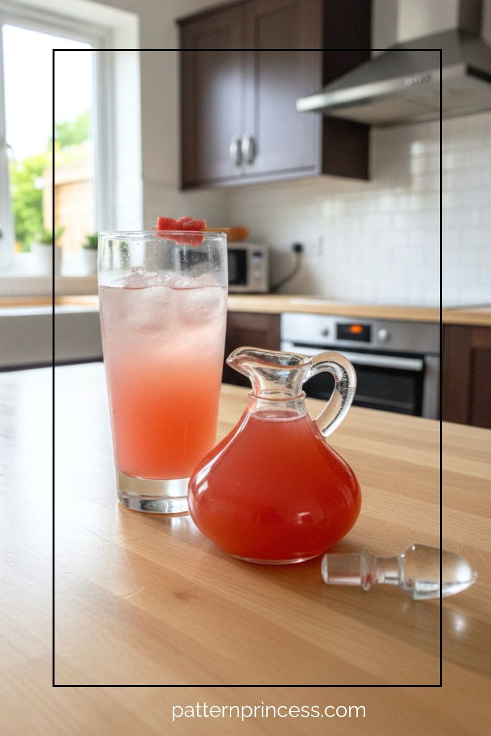 Homemade Rhubarb Simple Syrup Concentrate