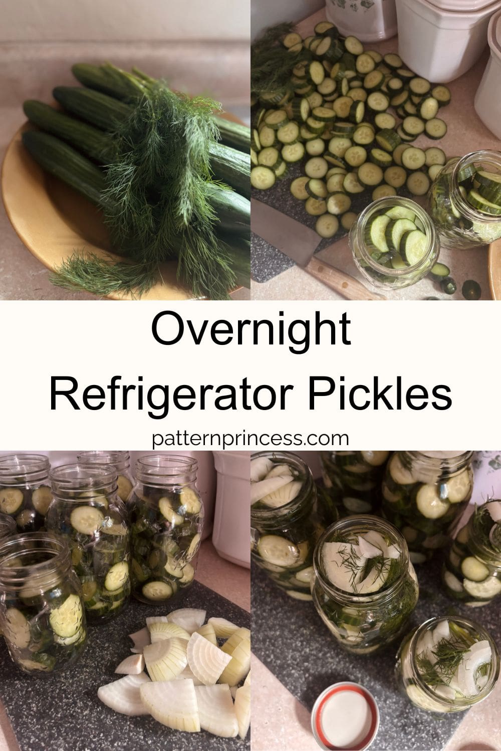 Making Overnight Refrigerator Pickles