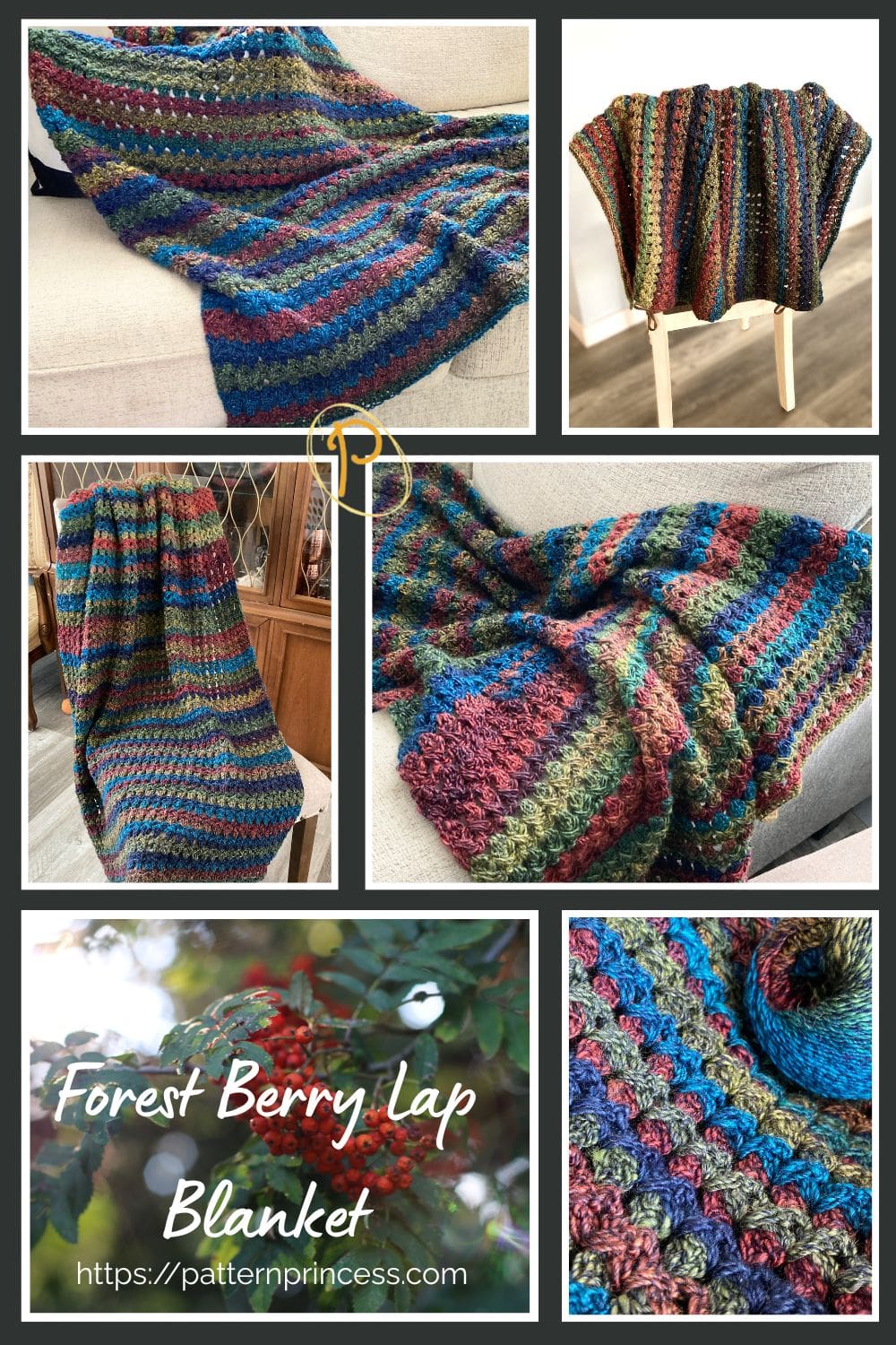 Forest Berry Lap Blanket