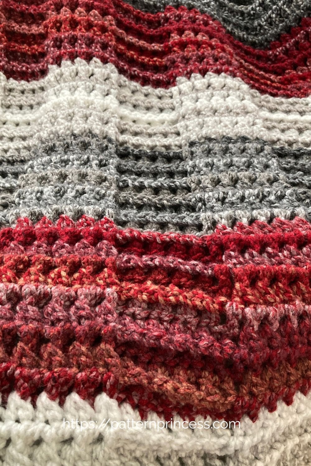 Close up Rows of Texture Winter Snowdrift Throw
