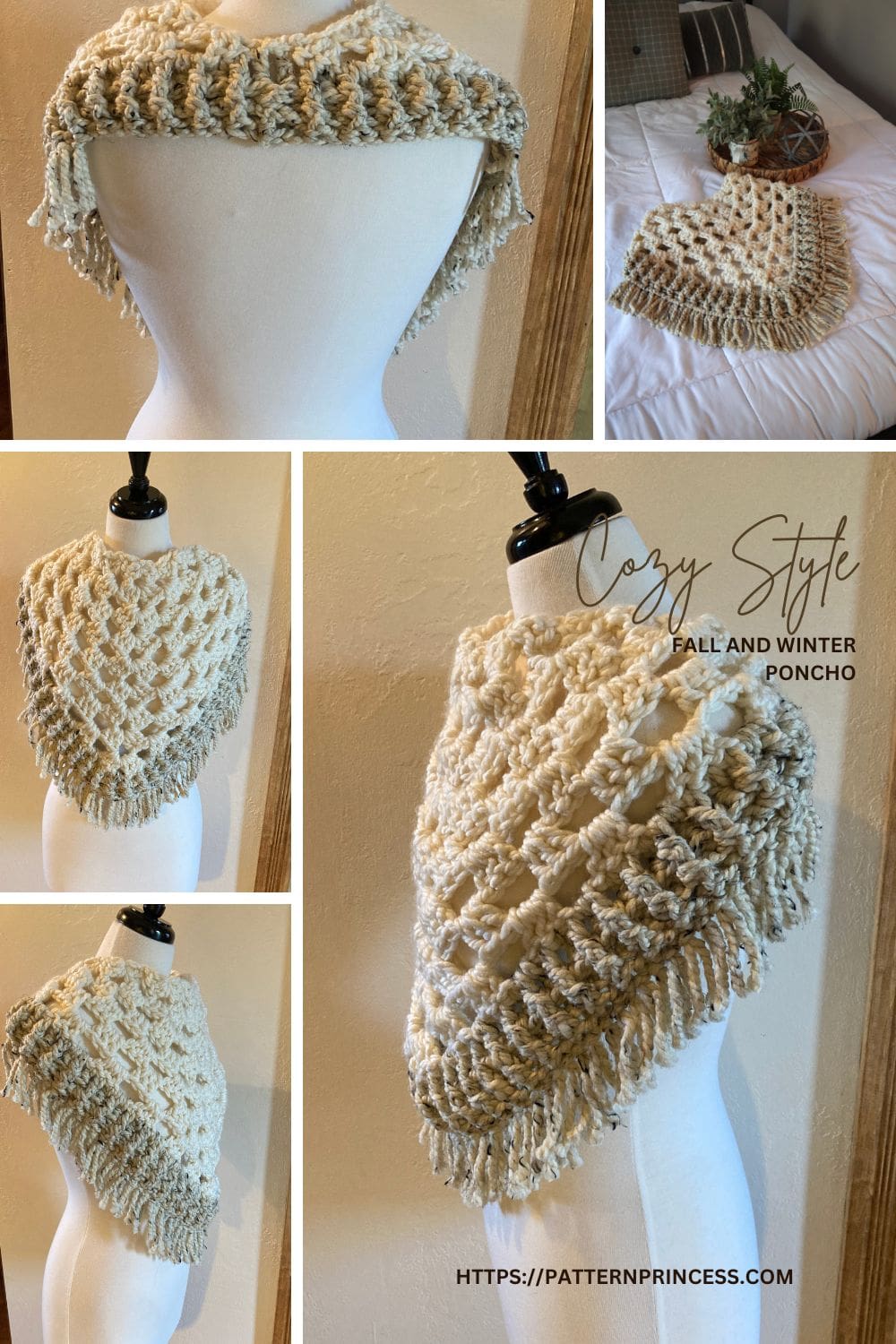 Cozy Style Fall and Winter Poncho