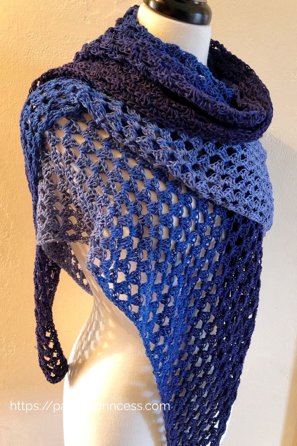 An Easy Beginner Granny Stitch Shawl