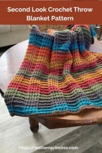 Second Look Crochet Throw Blanket Pattern